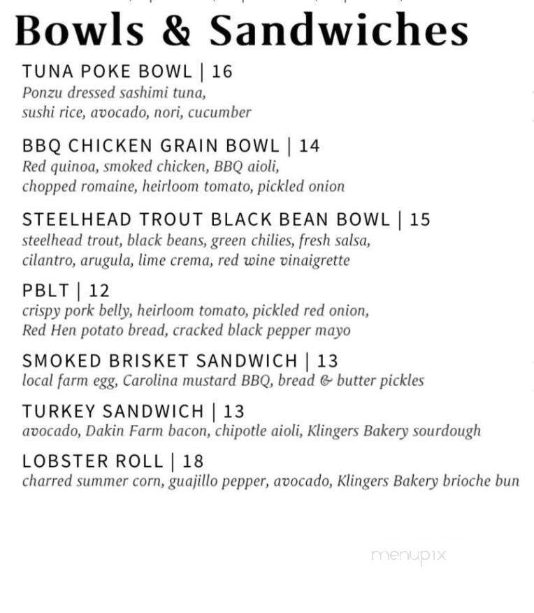 Red Mill Restaurant - Ferrisburgh, VT menu_pic