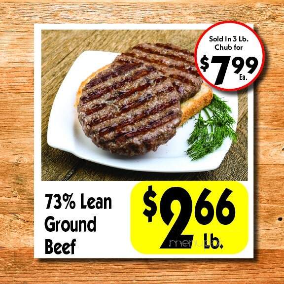Save Mart - McGehee, AR menu_pic