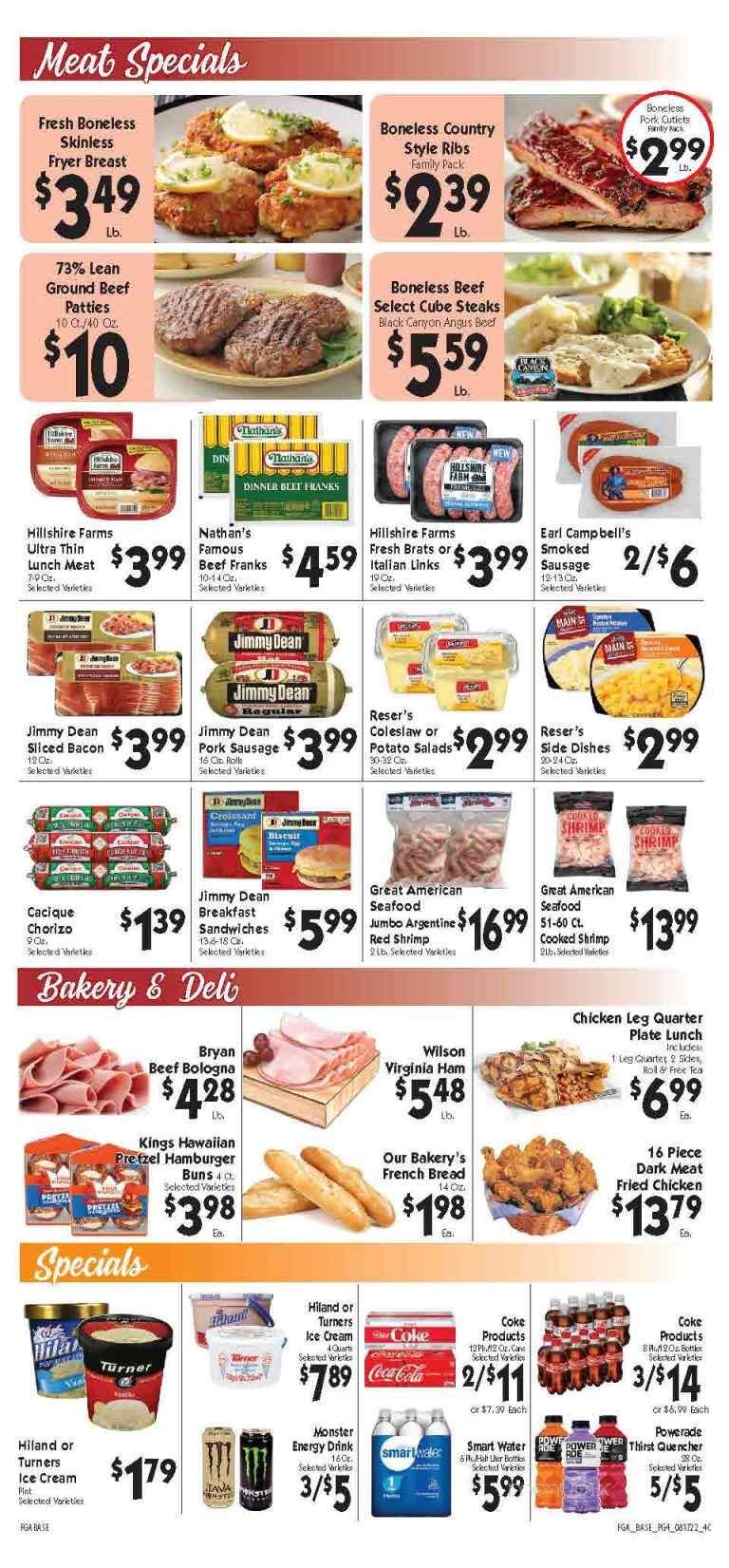 Save Mart - McGehee, AR menu_pic