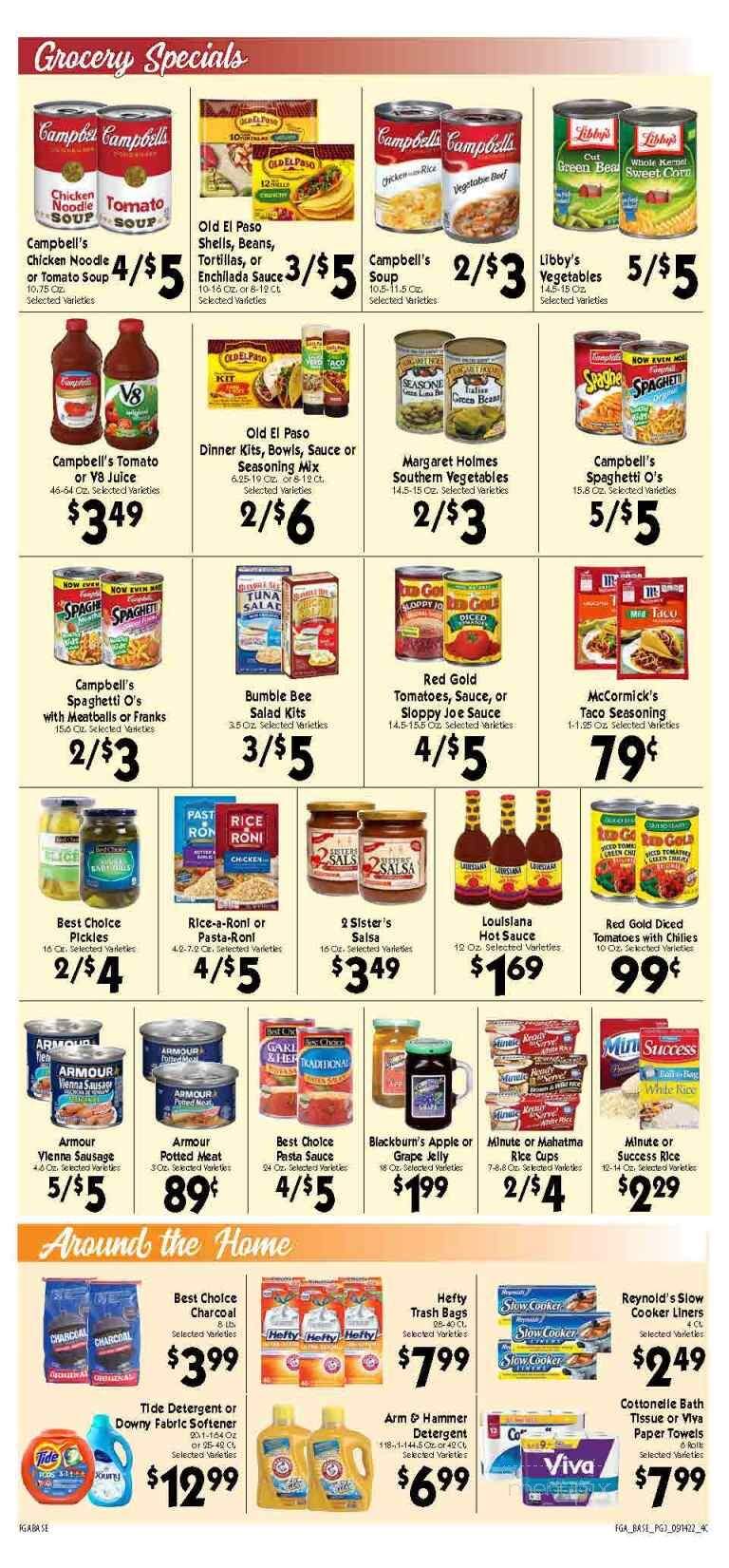 Save Mart - McGehee, AR menu_pic