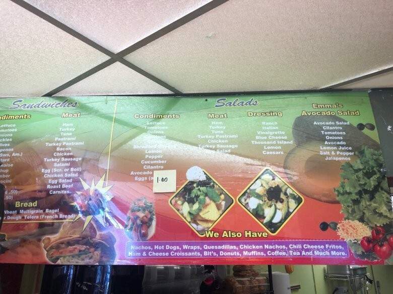 Emma's Snack Shop - Inglewood, CA menu_pic