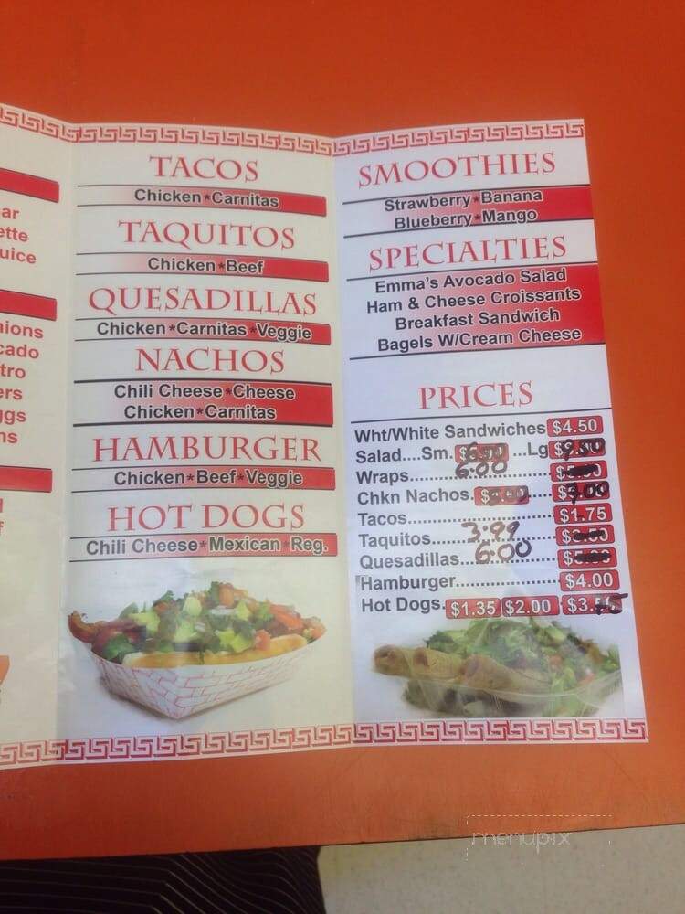 Emma's Snack Shop - Inglewood, CA menu_pic
