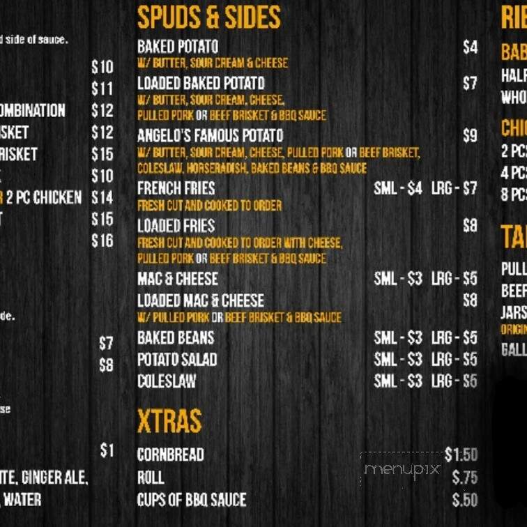 Poulich Pit BBQ - New Stanton, PA menu_pic