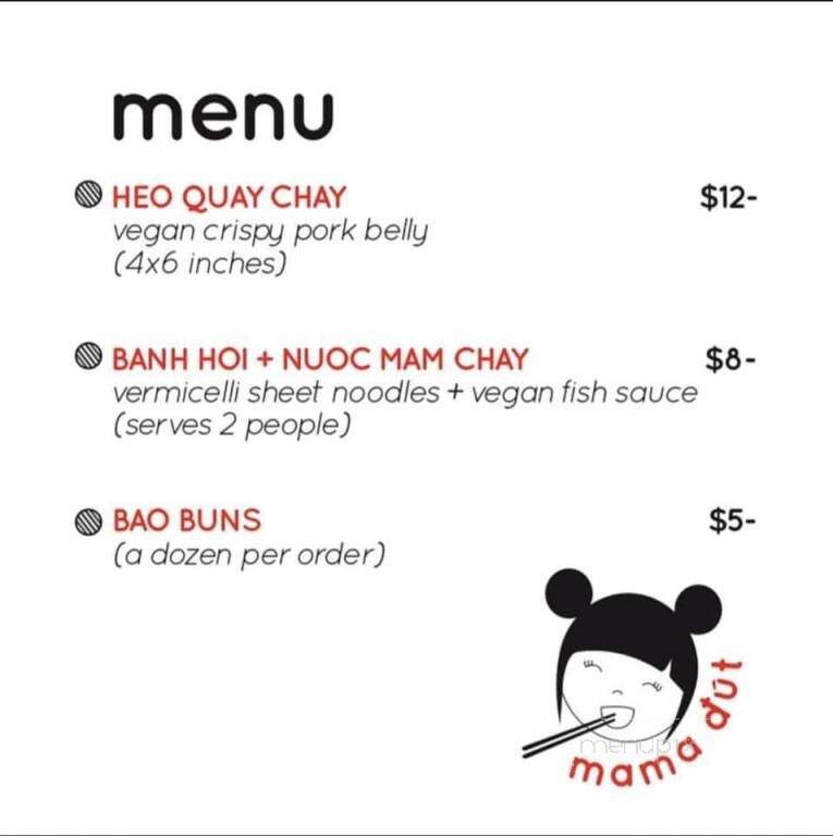 Mama Dut - Portland, OR menu_pic