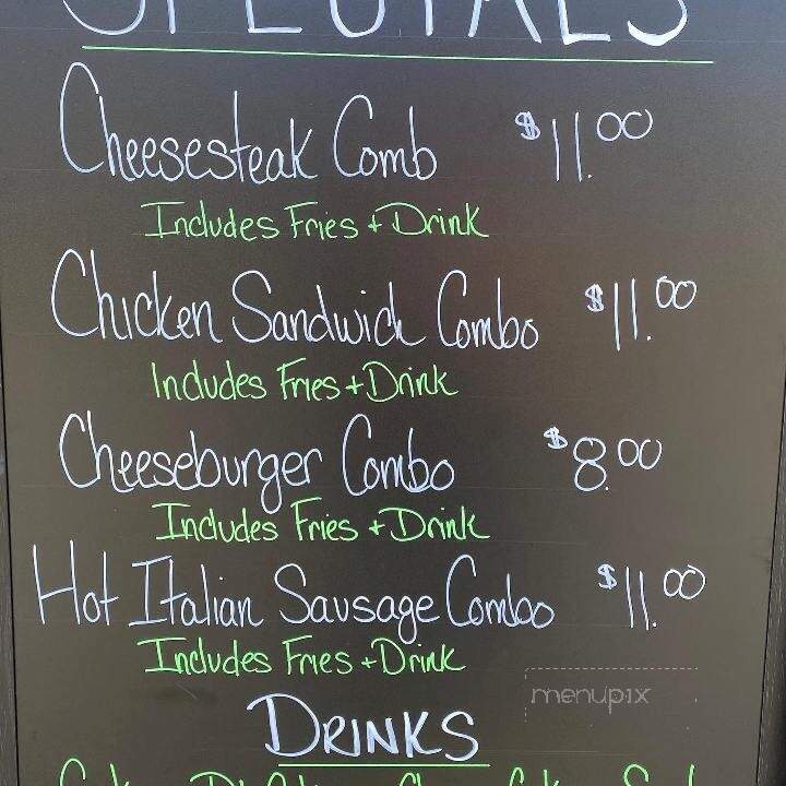 Italian Job Food Truck - Carlisle, PA menu_pic