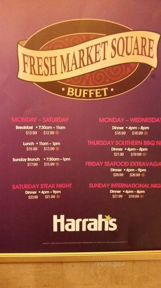 Fresh Market Square Buffet - Laughlin, NV menu_pic