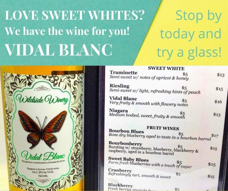 Wildside Winery - Versailles, KY menu_pic
