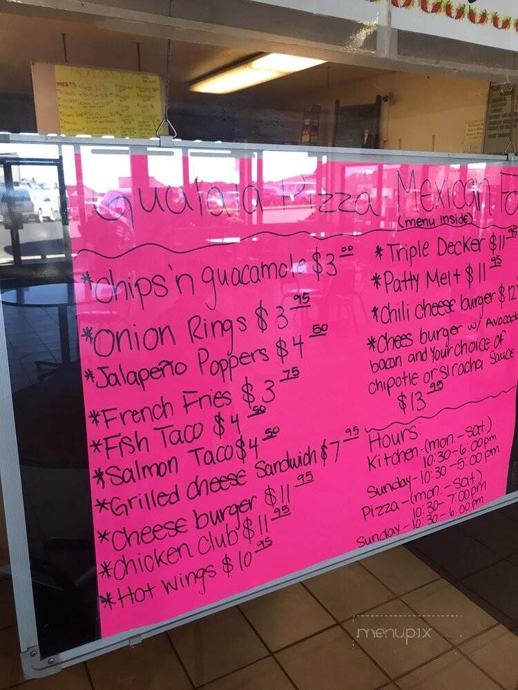 Gualala Bakery - Gualala, CA menu_pic