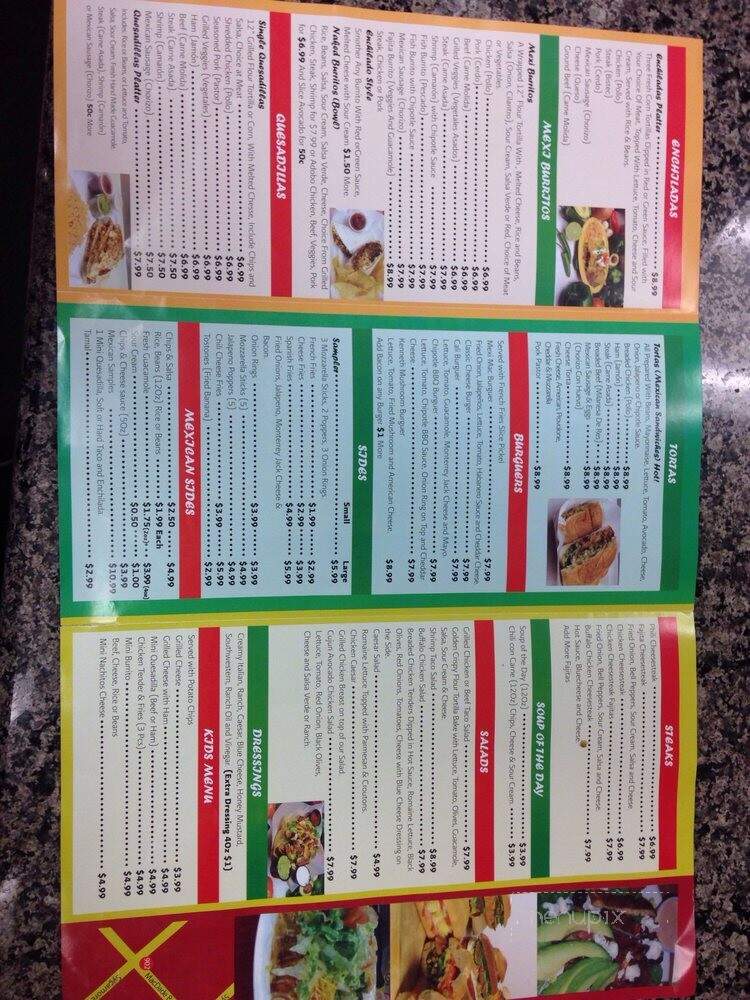 Mexi Mac's - Folsom, PA menu_pic