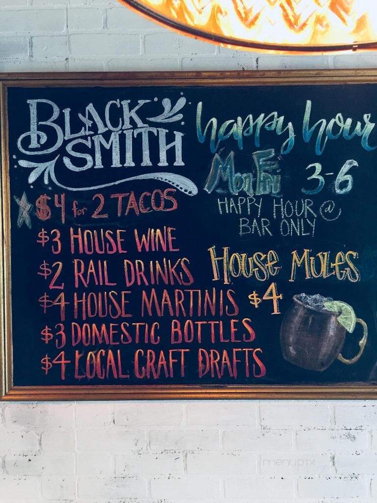 Blacksmith - Berlin, MD menu_pic