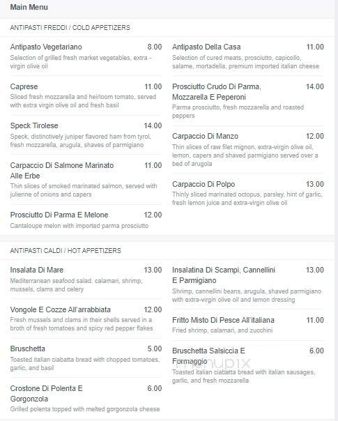 Silver Spoon: Ristorante Italiano - Rochester, MI menu_pic