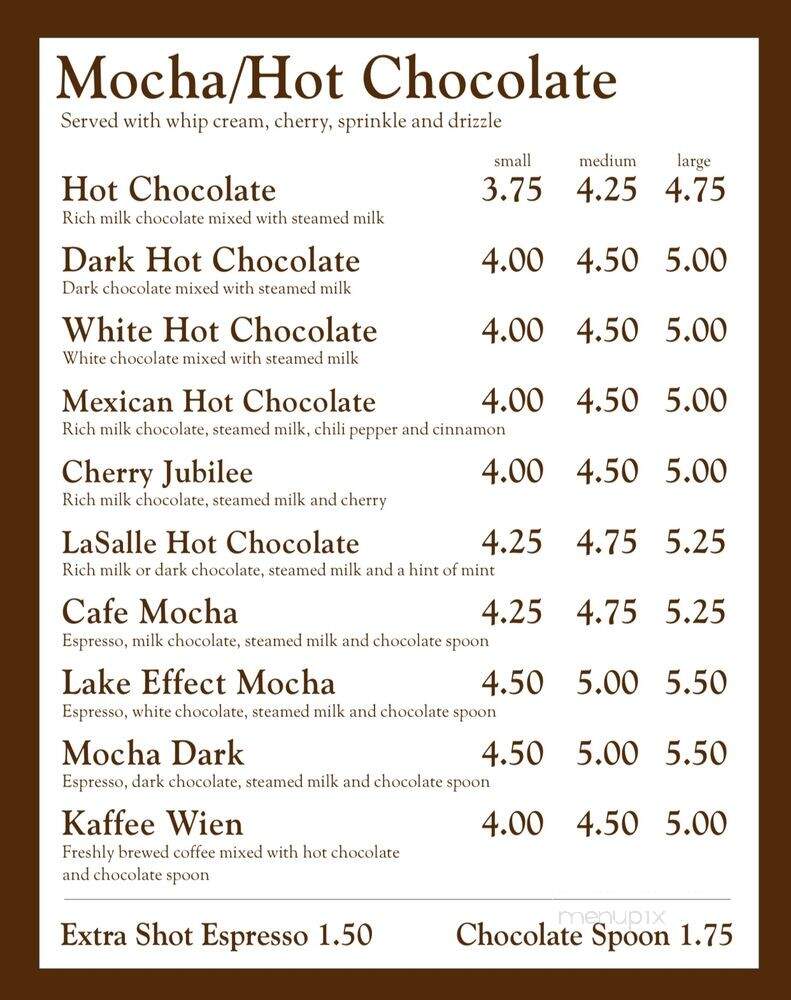 Chocolate Cafe - St Joseph, MI