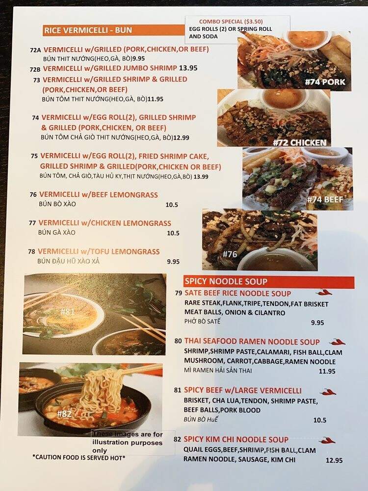 Pho Real & Grill - Tracy, CA menu_pic