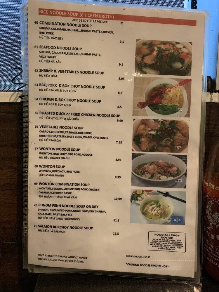 Pho Real & Grill - Tracy, CA menu_pic