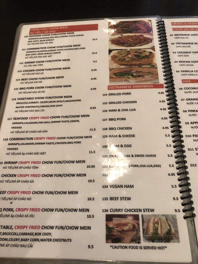 Pho Real & Grill - Tracy, CA menu_pic