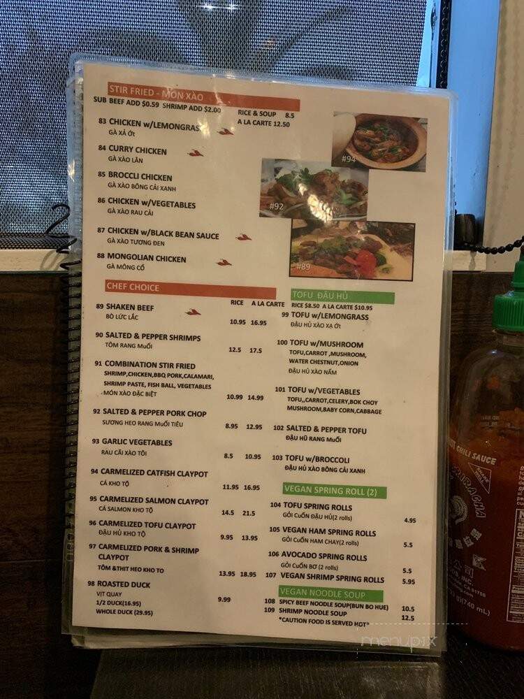 Pho Real & Grill - Tracy, CA menu_pic