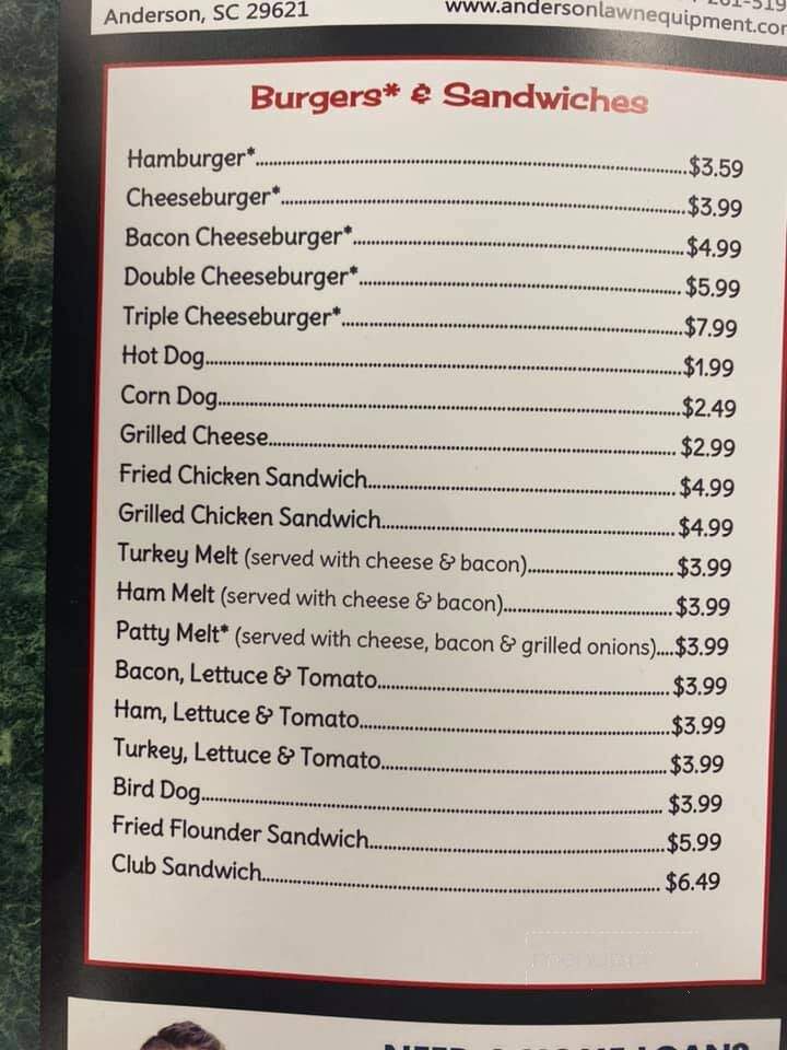 Arnold's of Anderson - Anderson, SC menu_pic