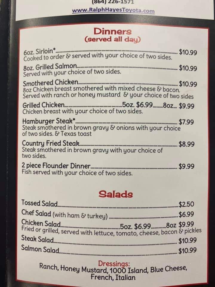 Arnold's of Anderson - Anderson, SC menu_pic