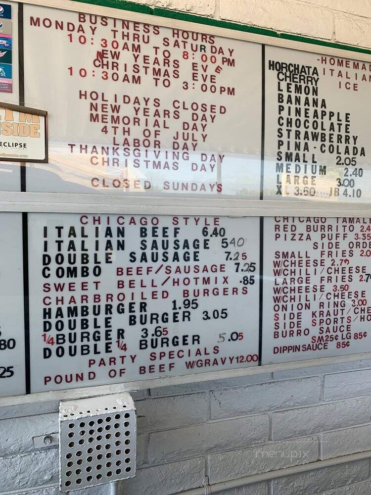 Dazzo's Dog House - Glendale, AZ menu_pic