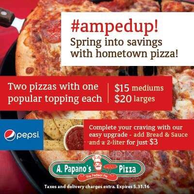 A Papano's Pizza - Thompsonville, MI menu_pic