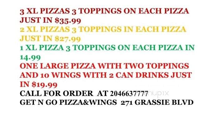 Get N Go Pizza & Wings - Winnipeg, MB