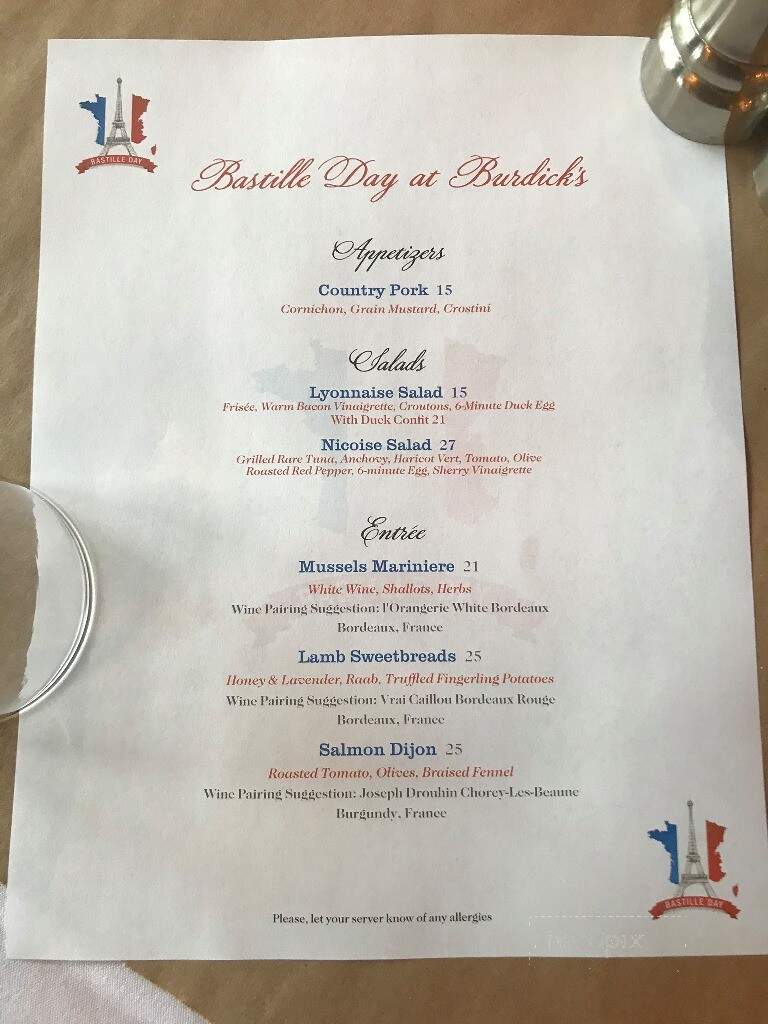 Burdick Chocolate Cafe - Walpole, NH menu_pic
