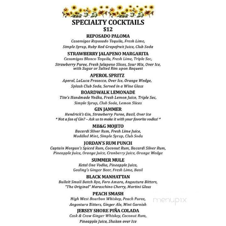 Mahwah Bar & Grill - Mahwah, NJ menu_pic
