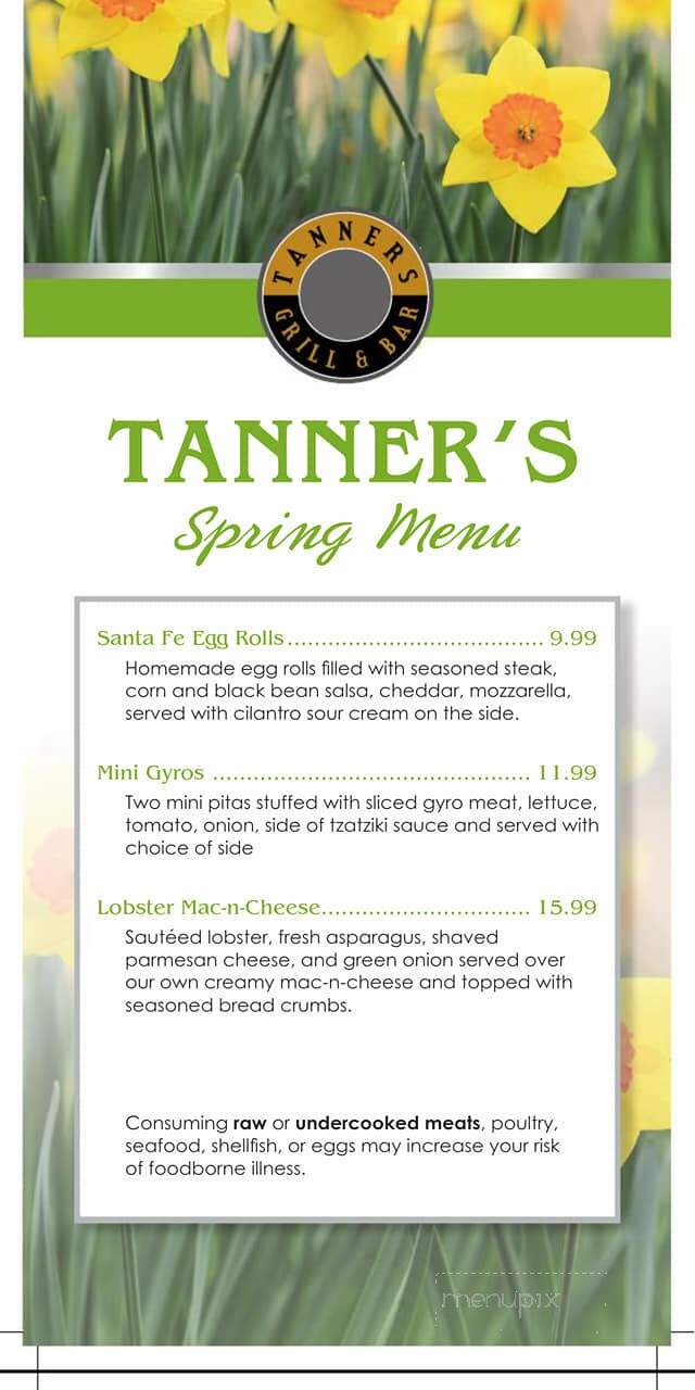 Tanner's Sports Grill & Bar - Kimberly, WI