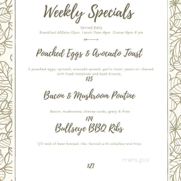 The Lakes Grillhouse 'n Bar - Victoria, BC menu_pic