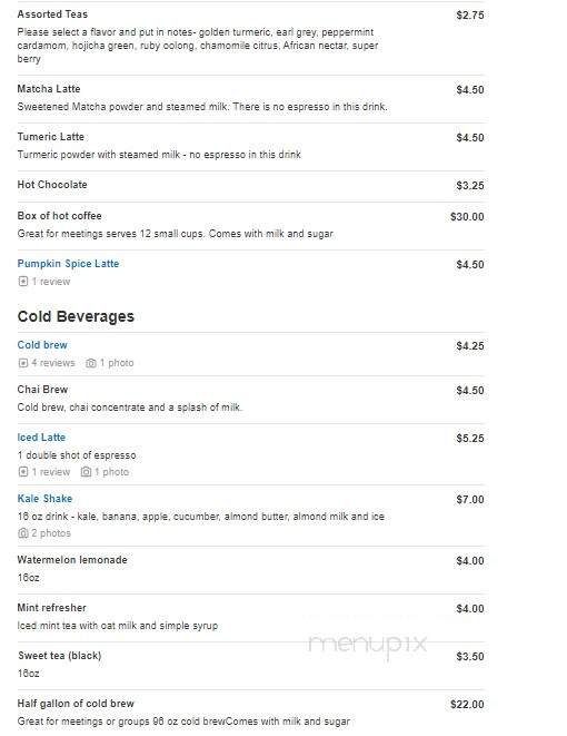 Common Good Harlem - New York, NY menu_pic