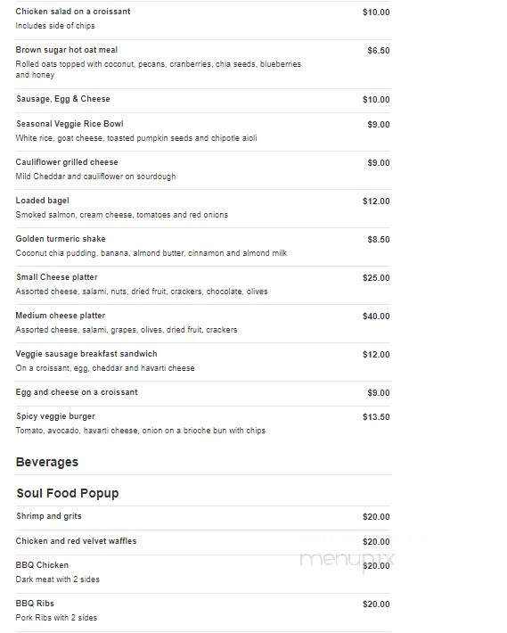 Common Good Harlem - New York, NY menu_pic