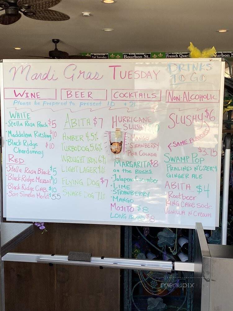 Mardi Gras Tuesday - Sherman Oaks, CA menu_pic