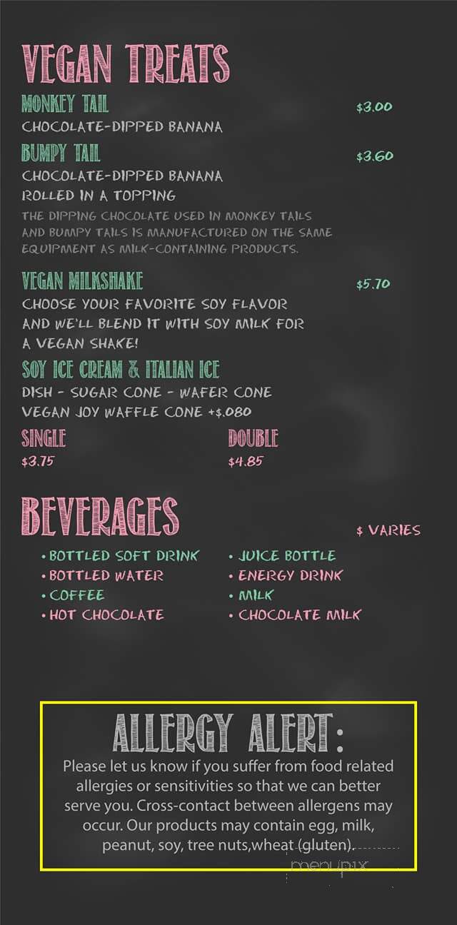 Trade Street Creamery & Sandwich Shoppe - Tryon, NC menu_pic