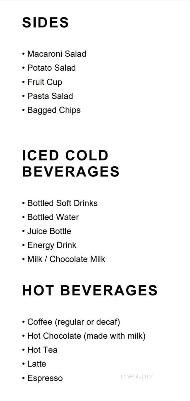 Trade Street Creamery & Sandwich Shoppe - Tryon, NC menu_pic