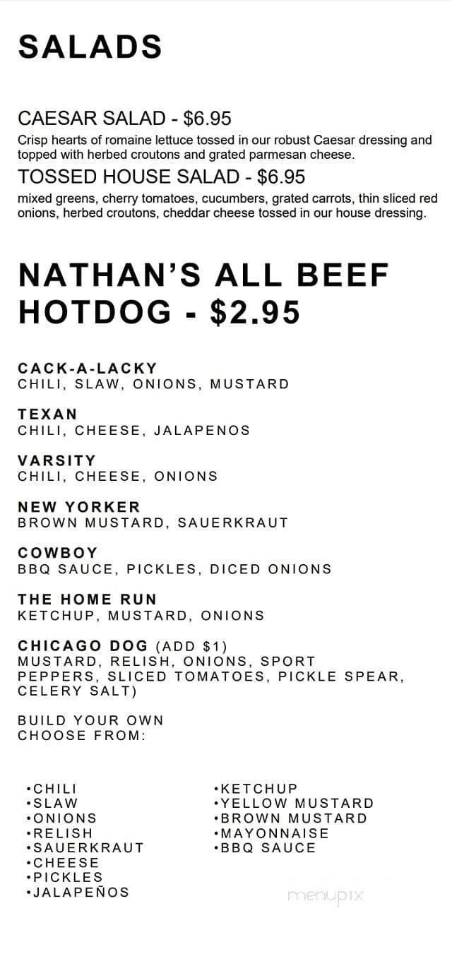 Trade Street Creamery & Sandwich Shoppe - Tryon, NC menu_pic