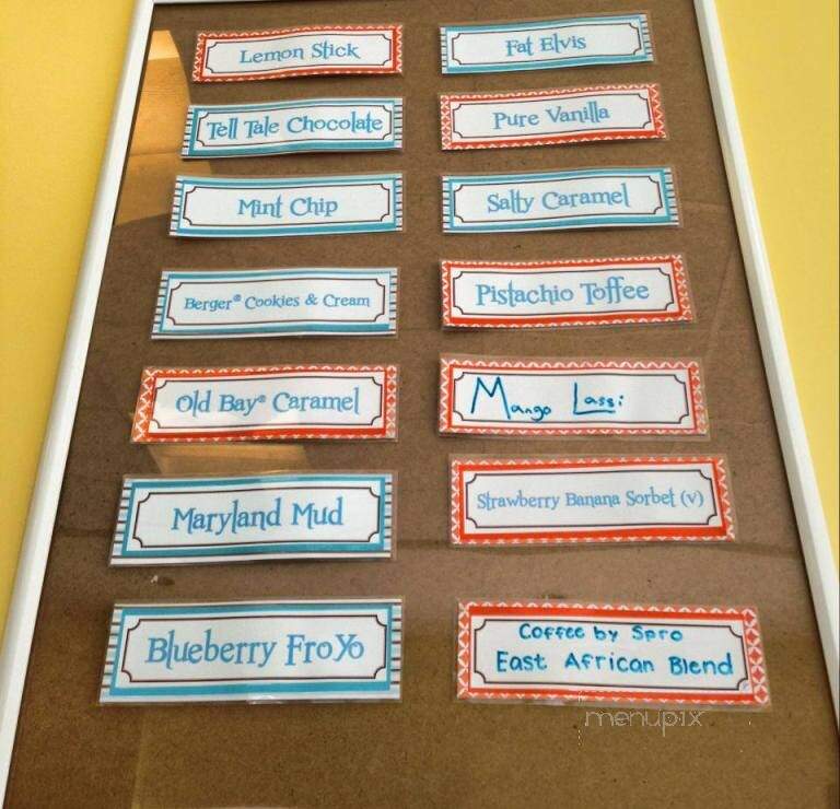 The Charmery - Columbia, MD menu_pic