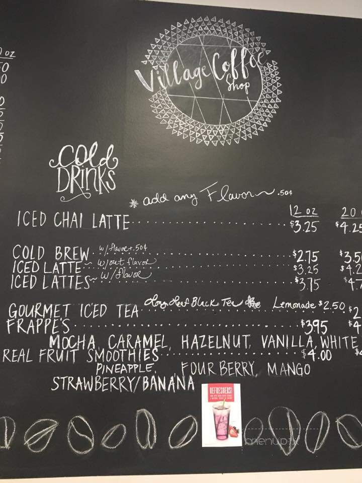 Village Coffee Shop - Newtown, OH menu_pic