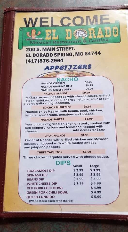 El Dorado Mexican Resturant - El Dorado Springs, MO