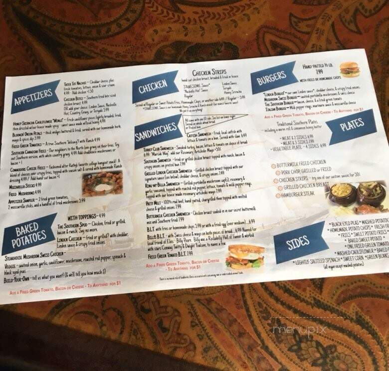 Commodore Hotel and Cafe - Linden, TN menu_pic