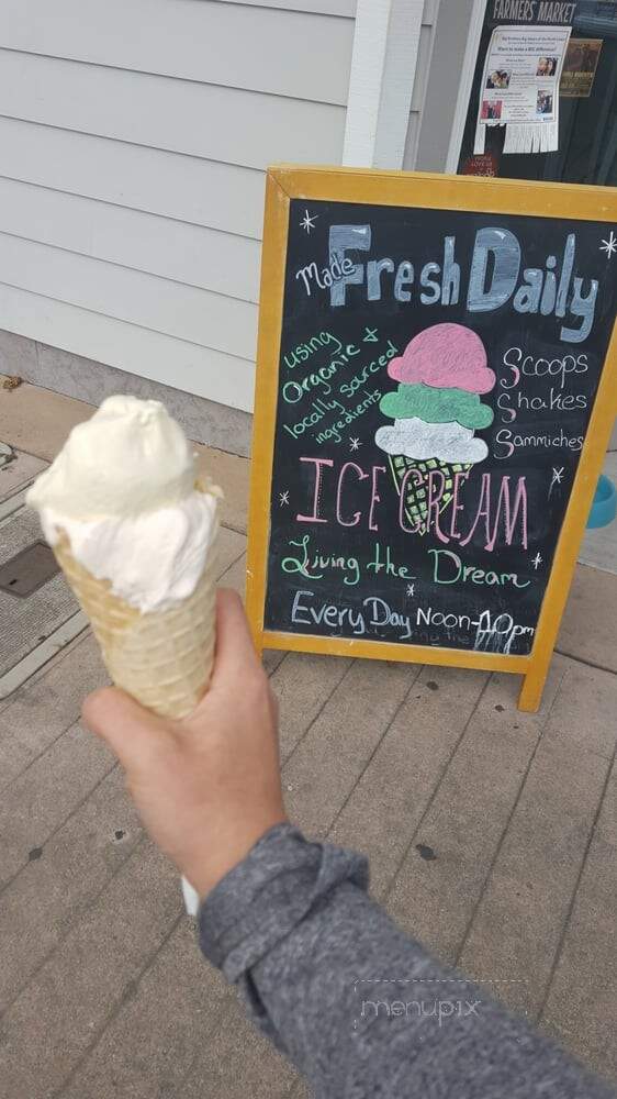 Living the Dream Ice Cream - Eureka, CA menu_pic
