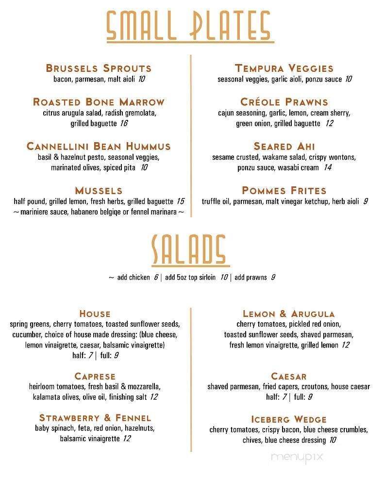 Vault 244 - Albany, OR menu_pic