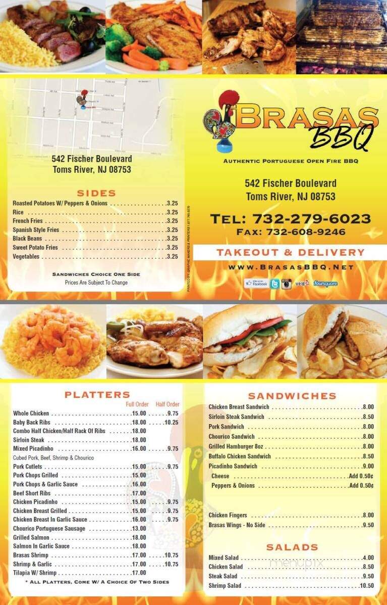 Brasas BBQ - Toms River, NJ menu_pic