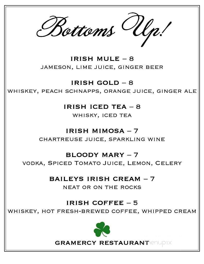 Gramercy Ballroom & Restaurant - Pittston, PA menu_pic
