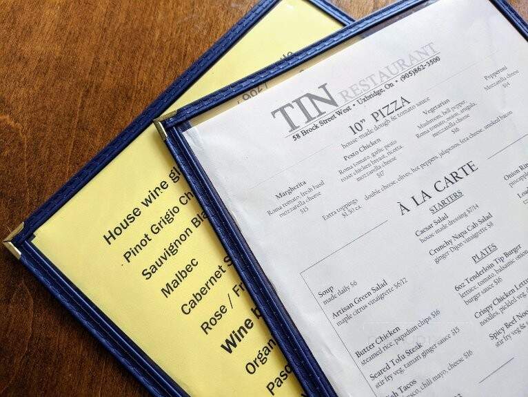 Tin Mill Restaurant - Uxbridge, ON menu_pic
