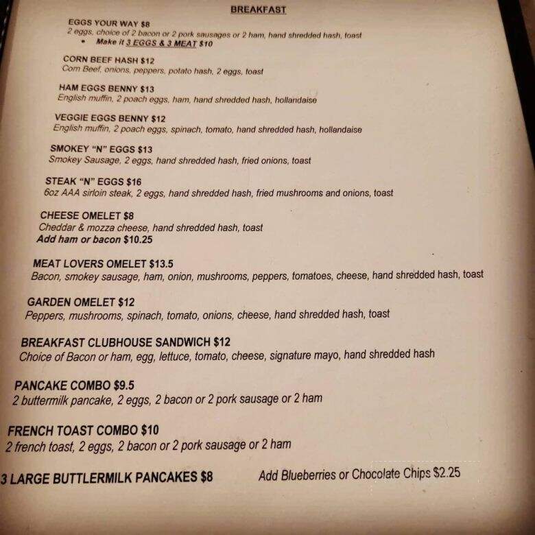 Northern Cafe - Vancouver, BC menu_pic