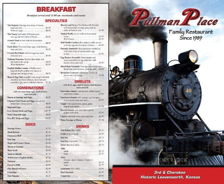 Pullman Place - Leavenworth, KS menu_pic