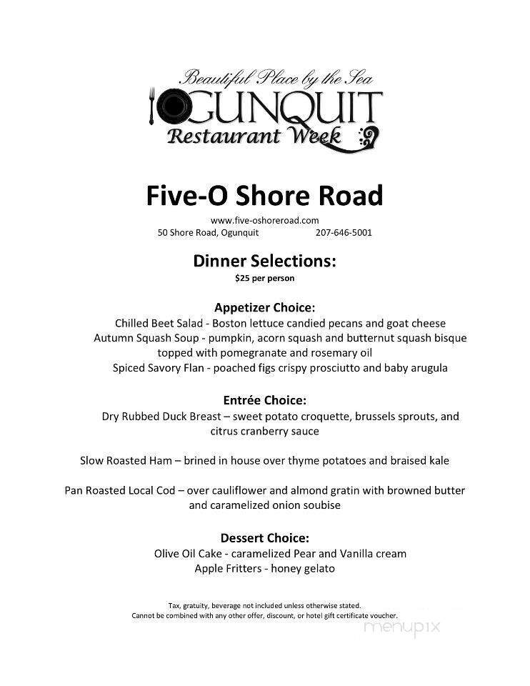 Five-O Shore Road - Ogunquit, ME