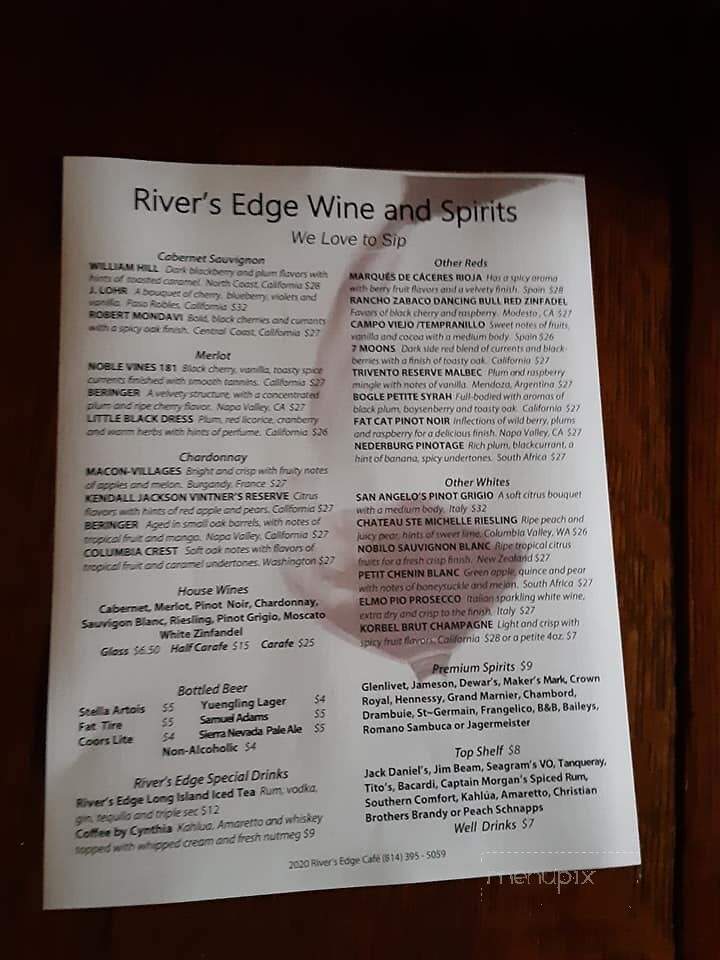 River's Edge Cafe - Confluence, PA