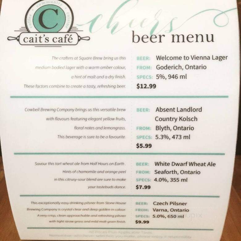 Cait's Cafe - Goderich, ON