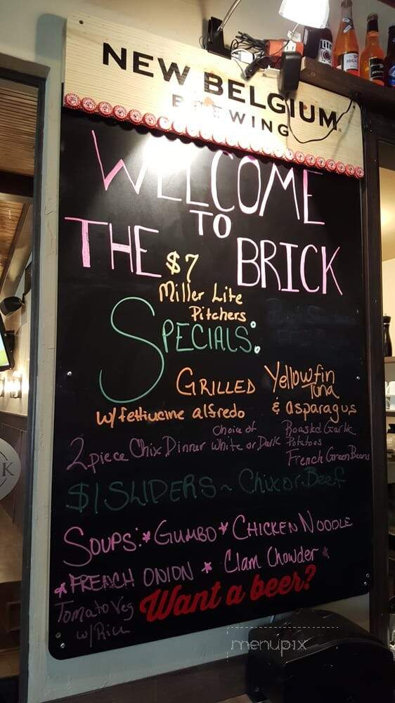 The Brick Pub & Grill - Glendale, WI menu_pic
